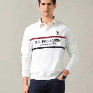 Brand Embroidered Slim Fit Sweatshirt