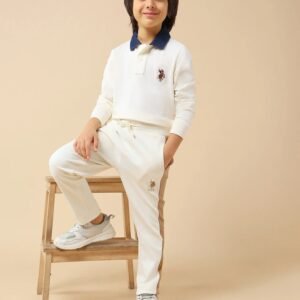 Boys Solid Regular Fit Trackpant