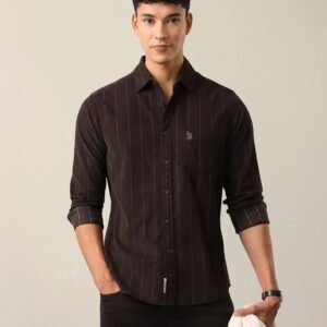 Corduroy Vertical Striped Shirt